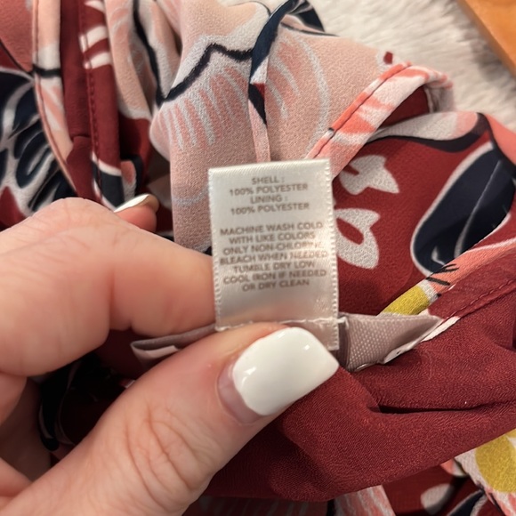 LOFT Floral Sleeveless Summer Dress - Picture 7 of 7